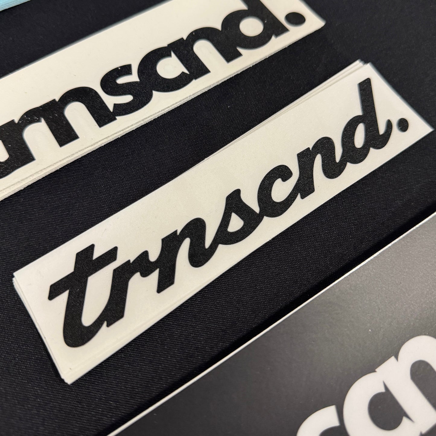 VINYL SCRIPT DECAL // BLACK - 6”